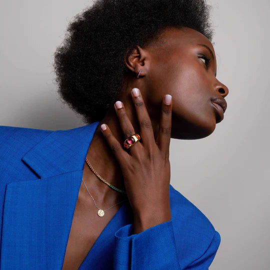 TI SENTO Rainbow Huggie Hoops