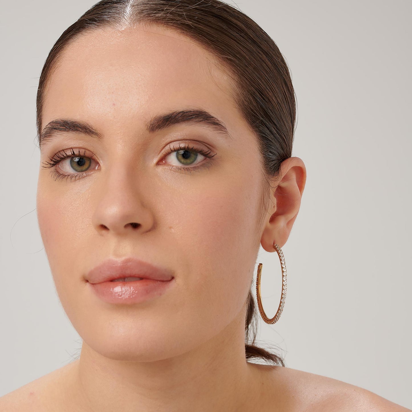 EARRINGS DESIDERI STEEL HOOP