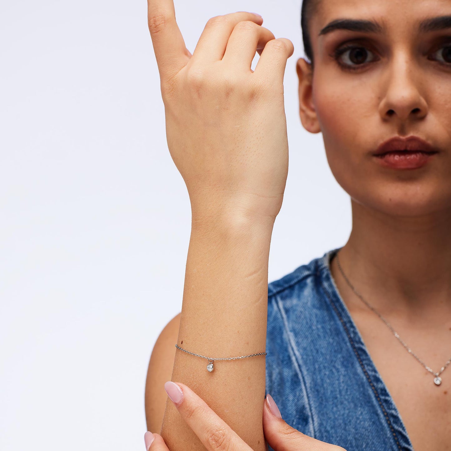 BROSWAY NECKLACE AND BRACELET SET CHAKRA LOVE