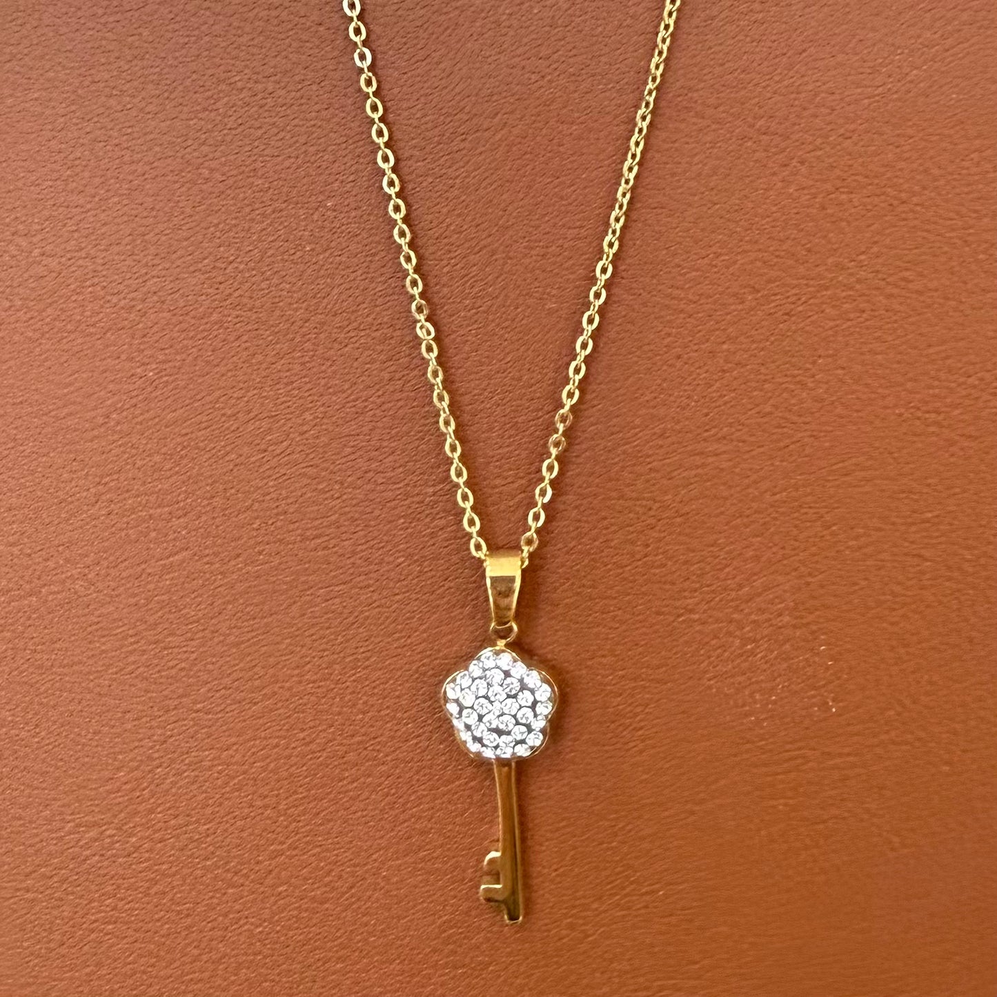Stainless Steel Necklace Key