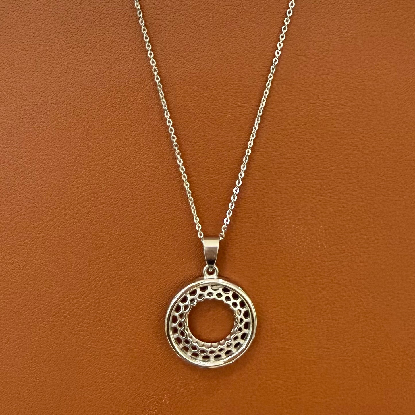 Stainless Steel Necklace Circle