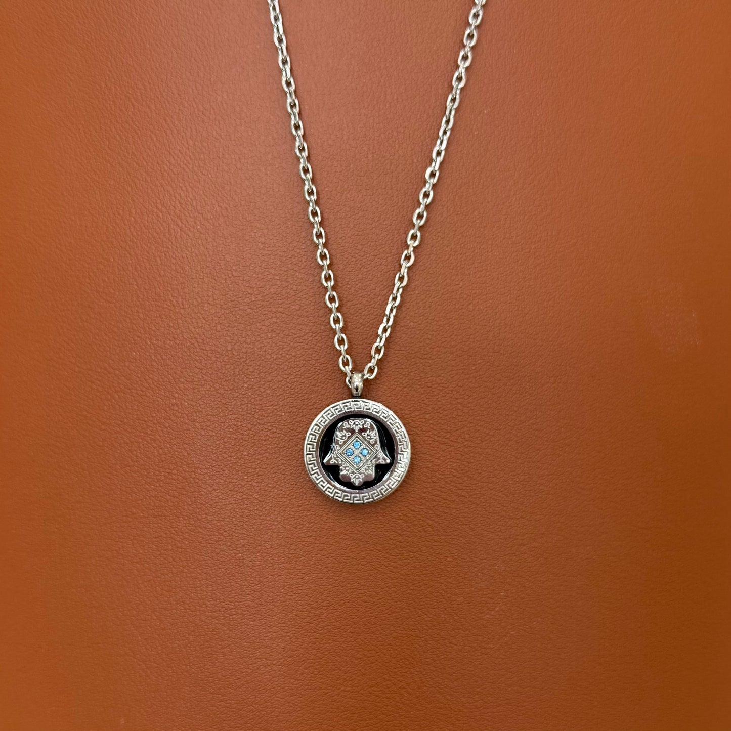 Stainless Steel Necklace Hamsa