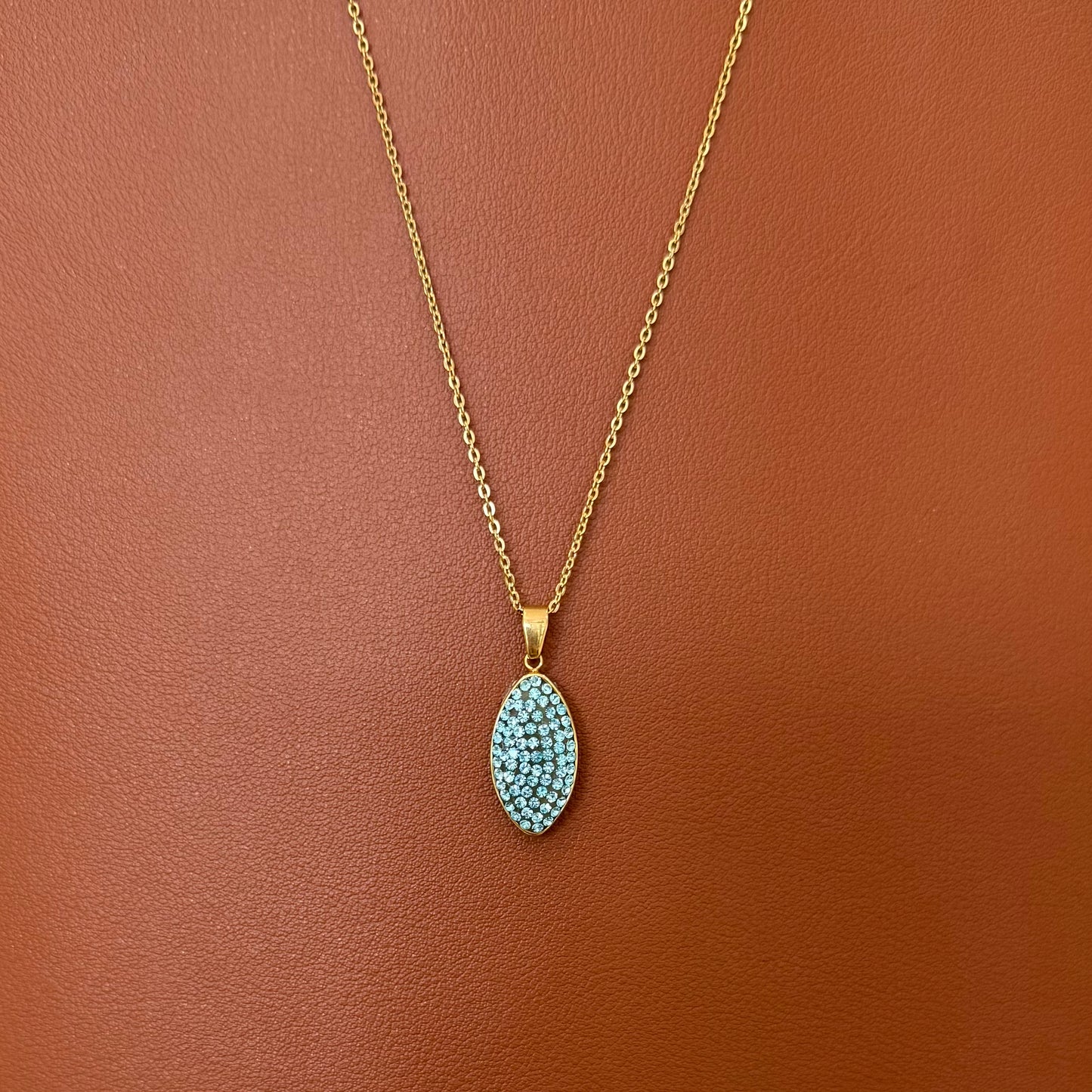 Stainless Steel Necklace Oval