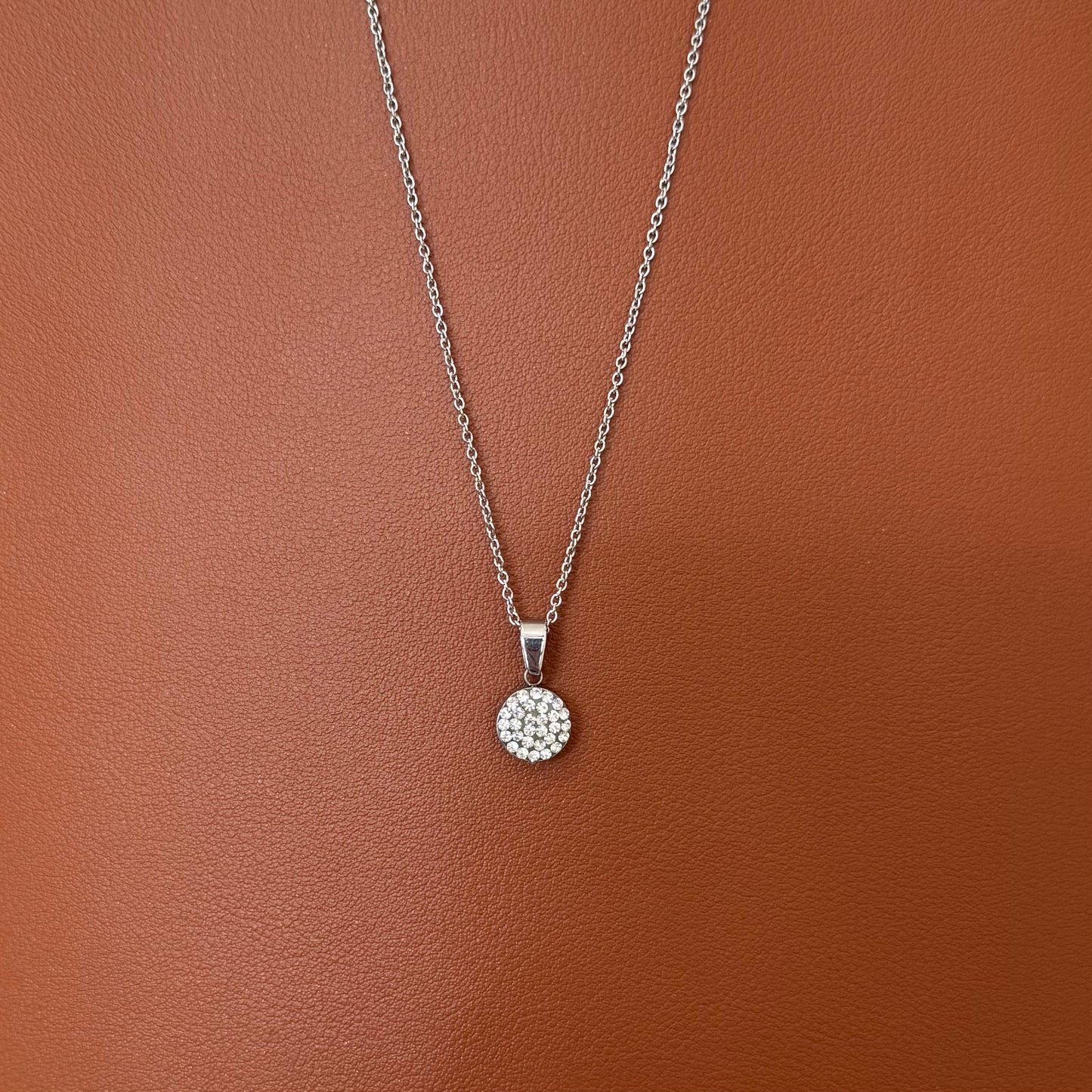 Stainless Steel Necklace Circle