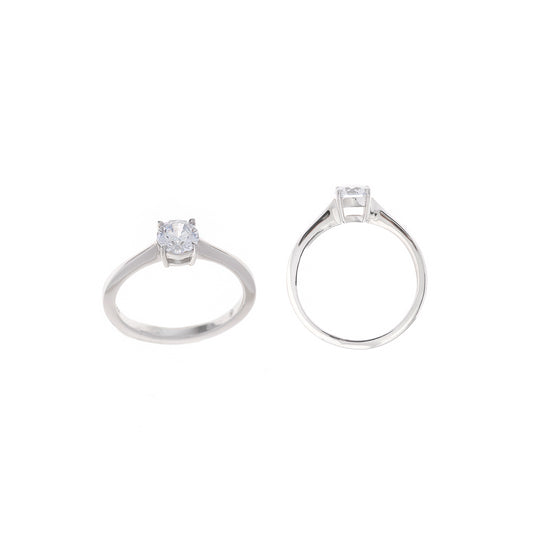 SOLITAIRE RING SILVER 925