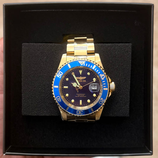 INVICTA - Reloj Dorado 40mm Steel