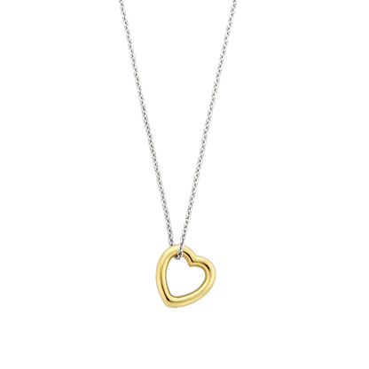 Ti Sento Gold Heart Necklace