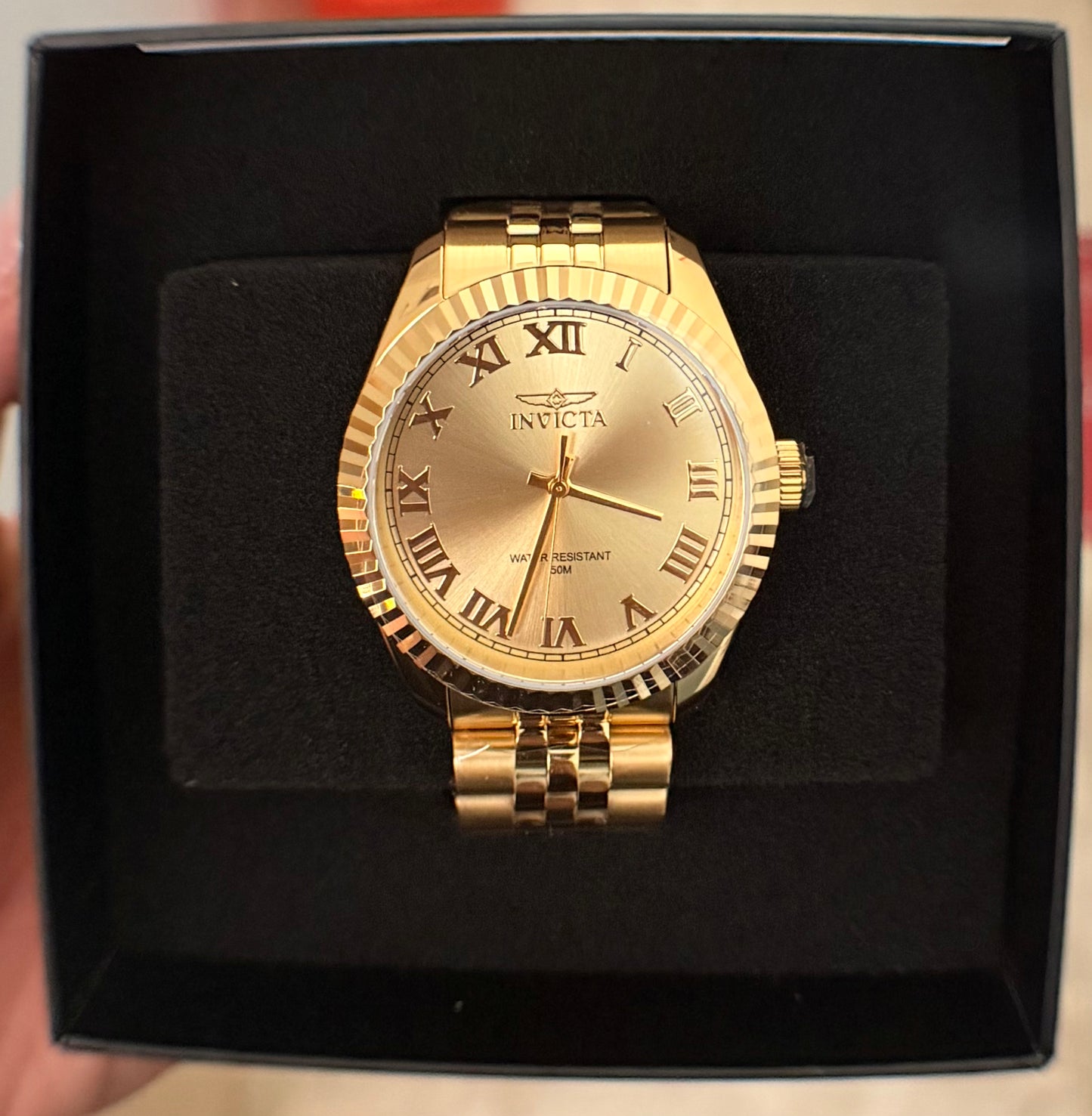 INVICTA - Reloj Dorado 43mm Steel