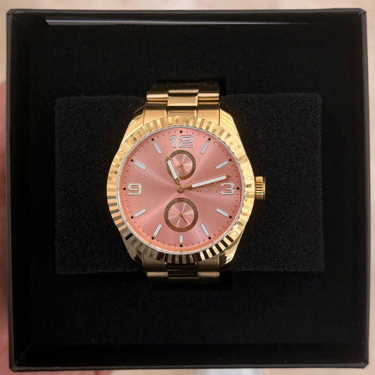 INVICTA - Reloj Dorado 43mm Steel