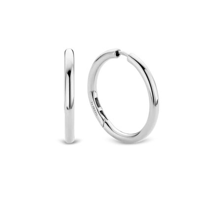 TI SENTO SILVER HOOPS