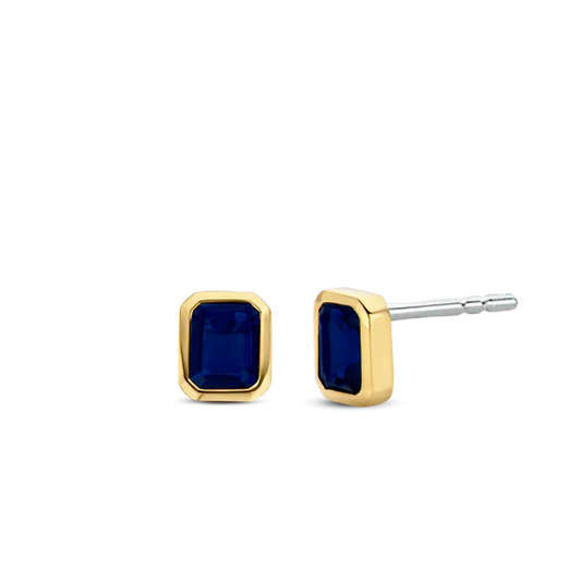 TI SENRO BLUE STUD EARRINGS