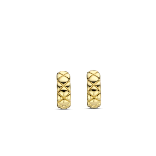 TI SENTO MILANO EARRING HOOPS PUFFY DESIGN