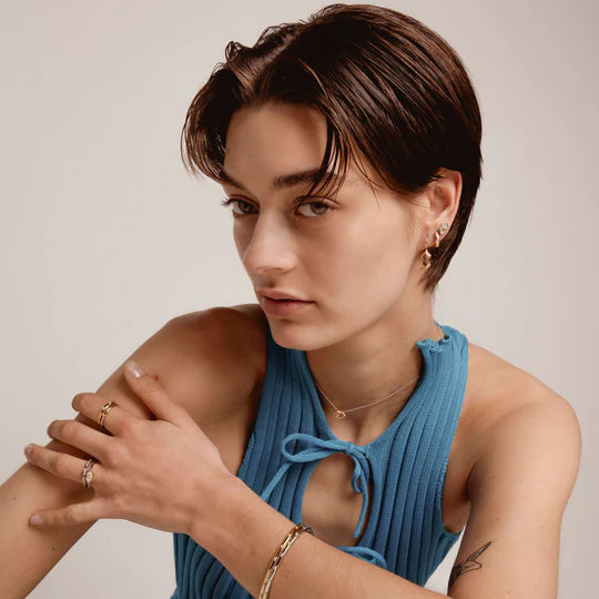 TI SENTO RADIANT SUN STUDS