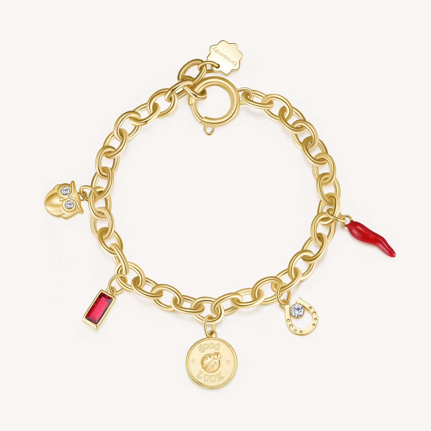BROSWAY LADYBUG CHAKRA BRACELET