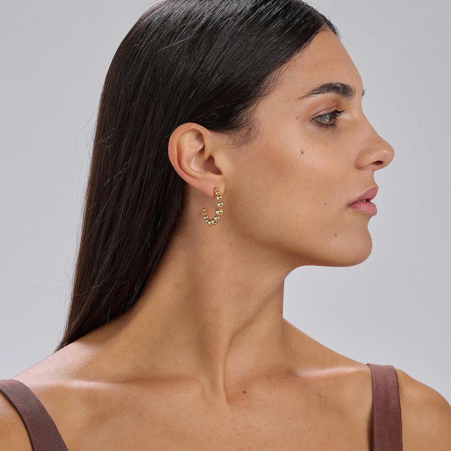 EARRING PERFECT SEMI HOOPS