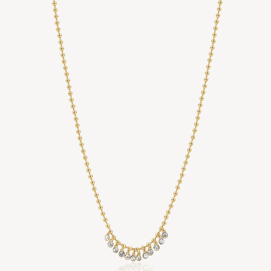 SYMPHONIA NECKLACE GOLD STEEL