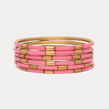 Black Veda Bangles - BUDHAGIRL - Set of 6