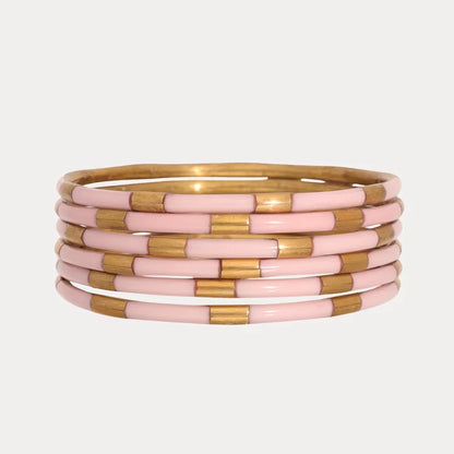 Black Veda Bangles - BUDHAGIRL - Set of 6