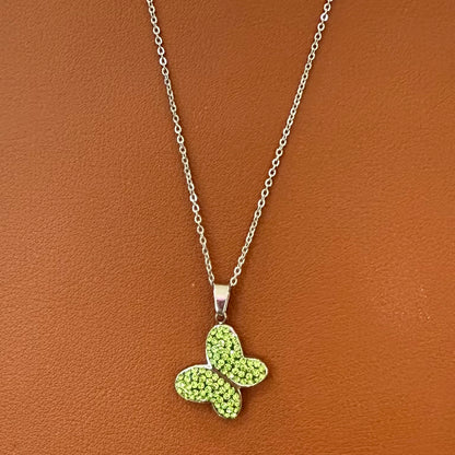 Stainless Steel Necklace Butterfly