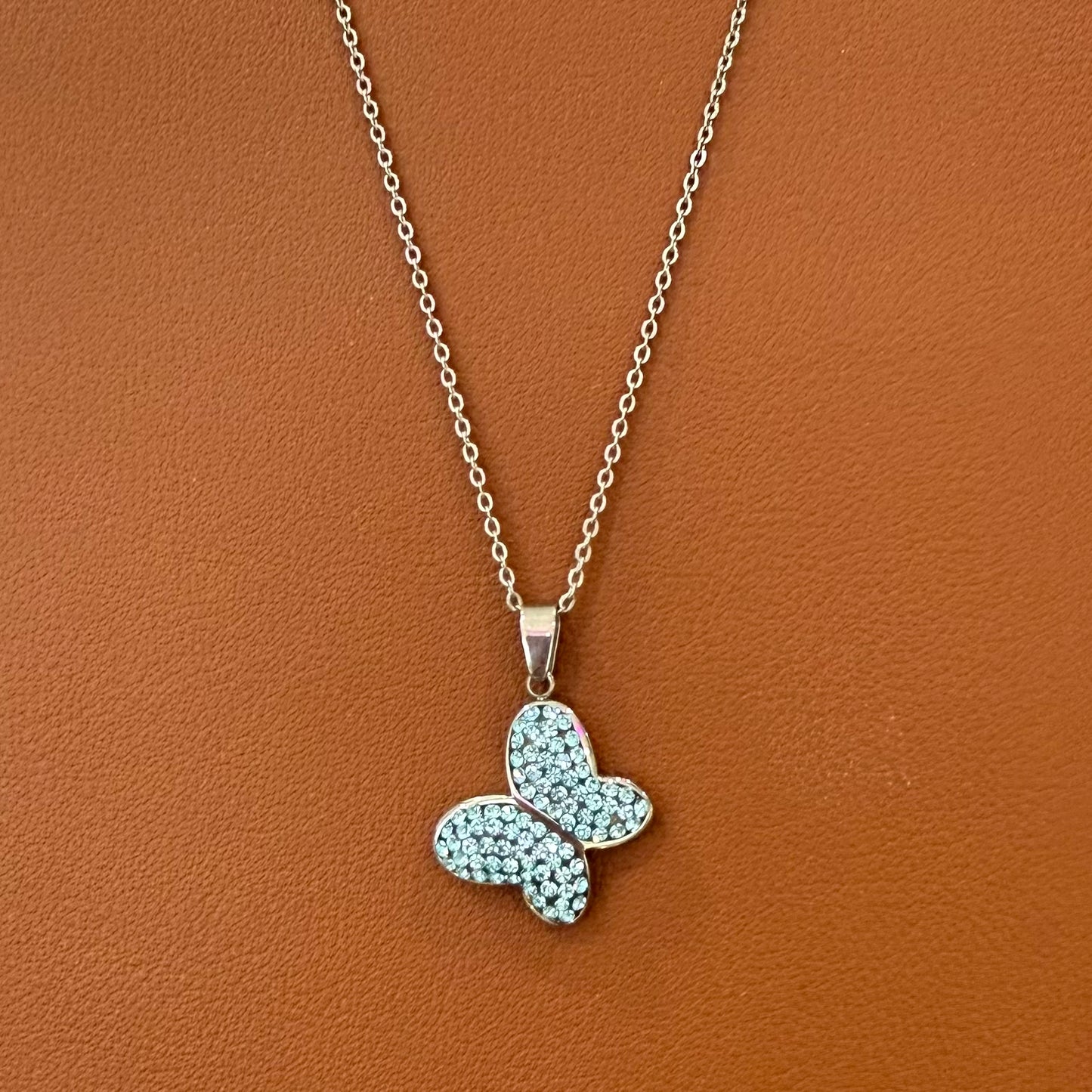 Stainless Steel Necklace Butterfly