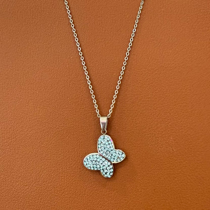 Stainless Steel Necklace Butterfly