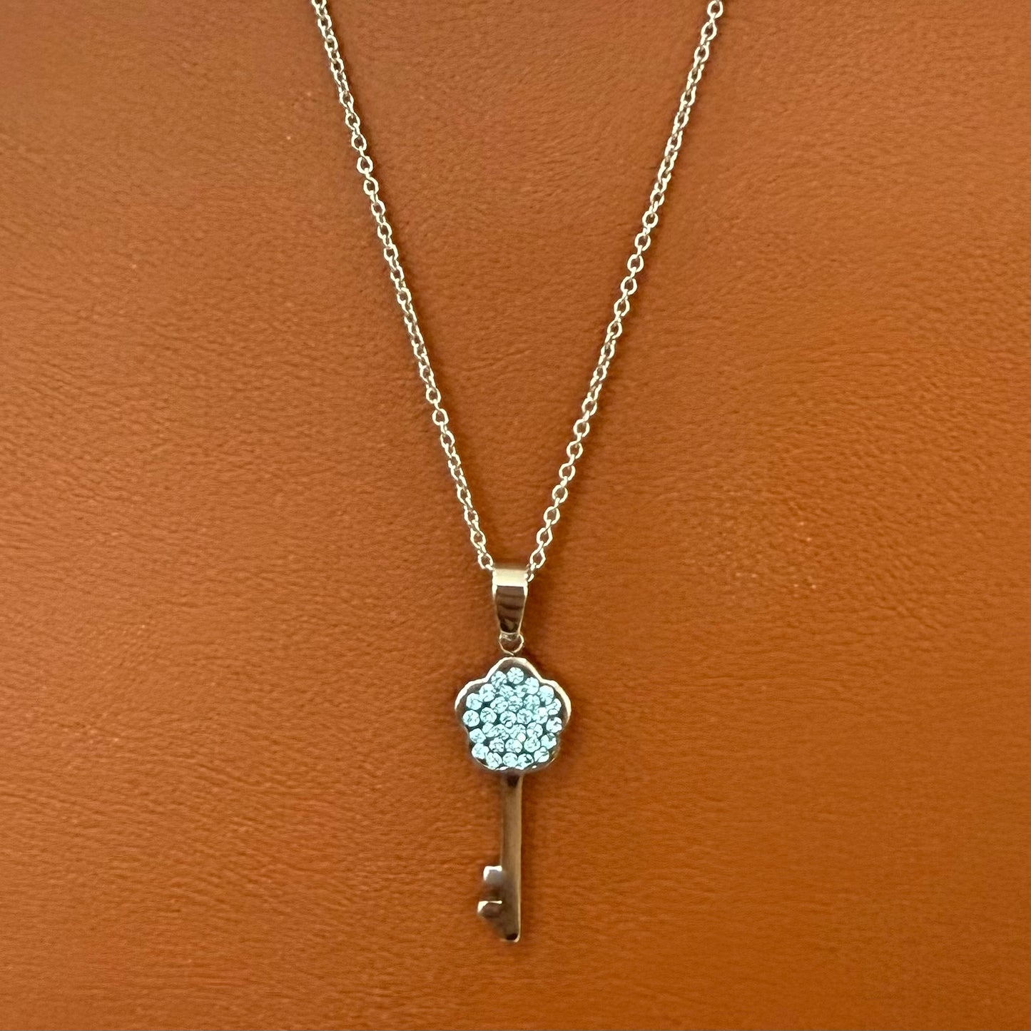 Stainless Steel Necklace Key