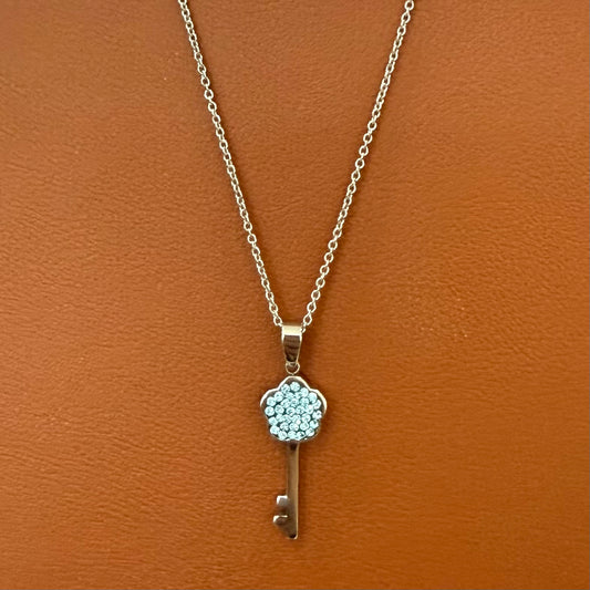 Stainless Steel Necklace Key