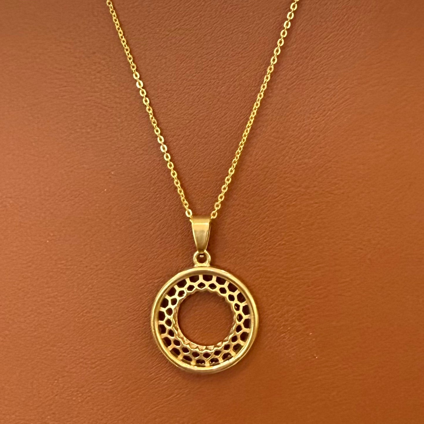 Stainless Steel Necklace Circle