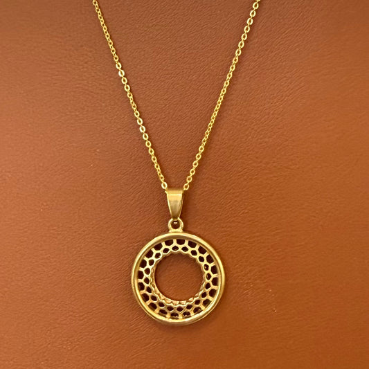 Stainless Steel Necklace Circle