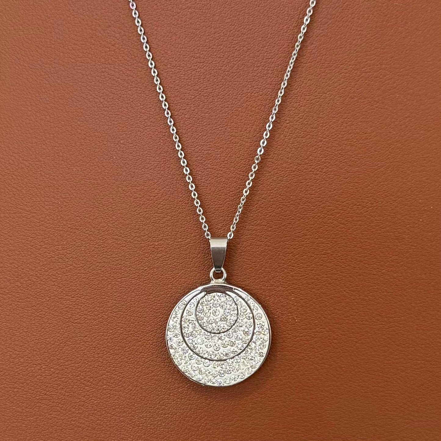 Stainless Steel Necklace Circle