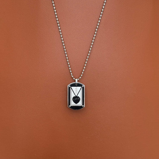 Stainless Steel Necklace Love