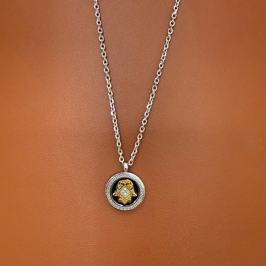 Stainless Steel Necklace Hamsa