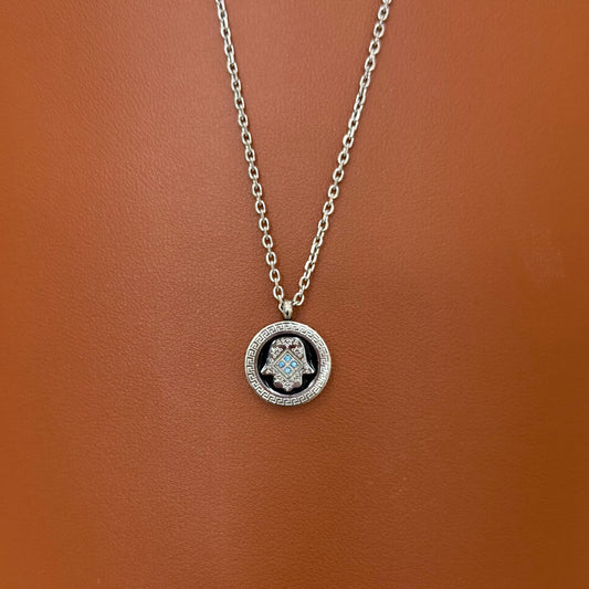 Stainless Steel Necklace Hamsa