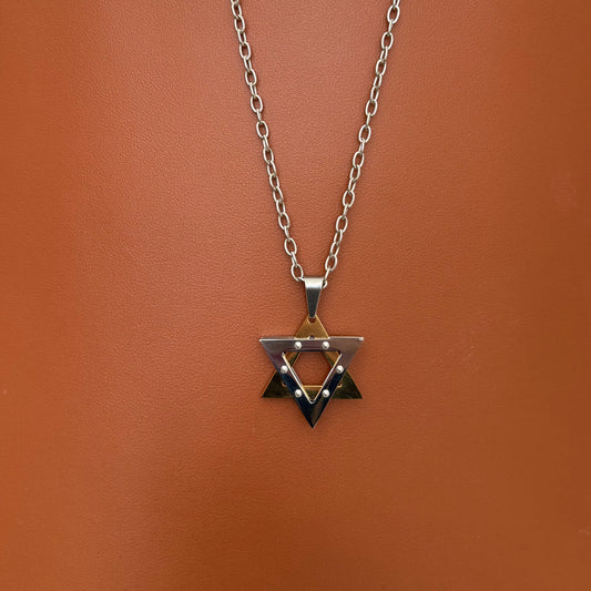 Stainless Steel Necklace Star
