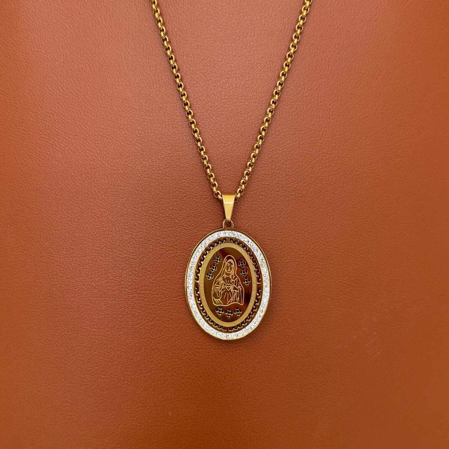Stainless Steel Necklace Virgin