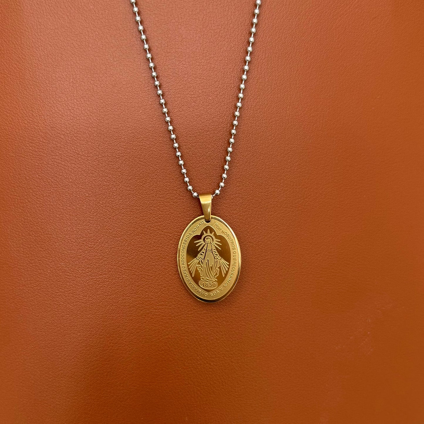 Stainless Steel Necklace Virgin