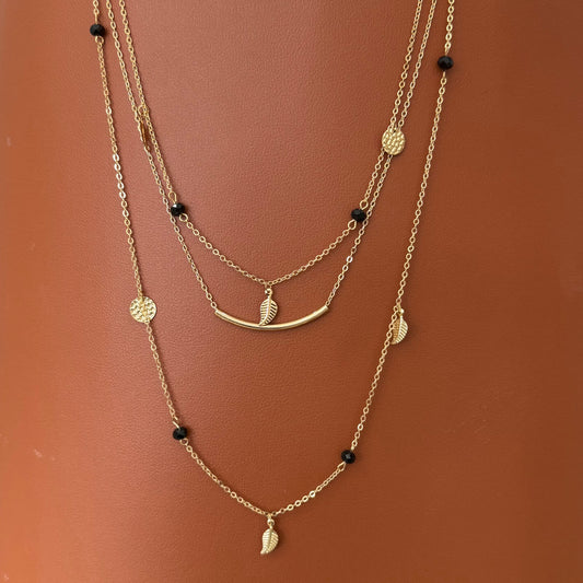 Stainless Steel Necklace Triple