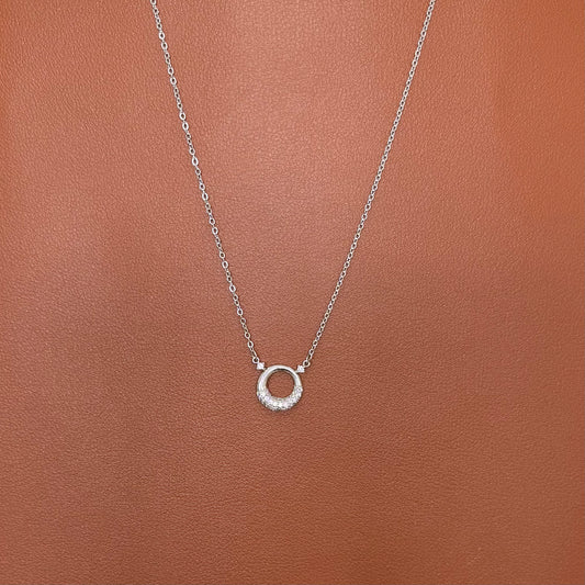 Stainless Steel Necklace Circle