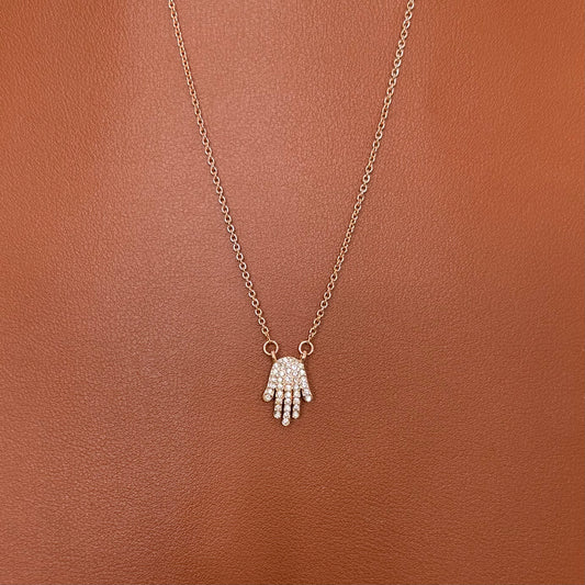 Stainless Steel Necklace Hamsa