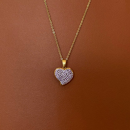 Stainless Steel Necklace Heart