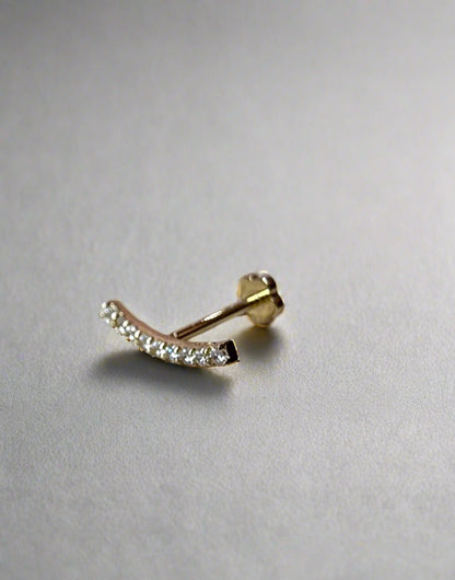 EARRING FLATBACK 14K GOLD