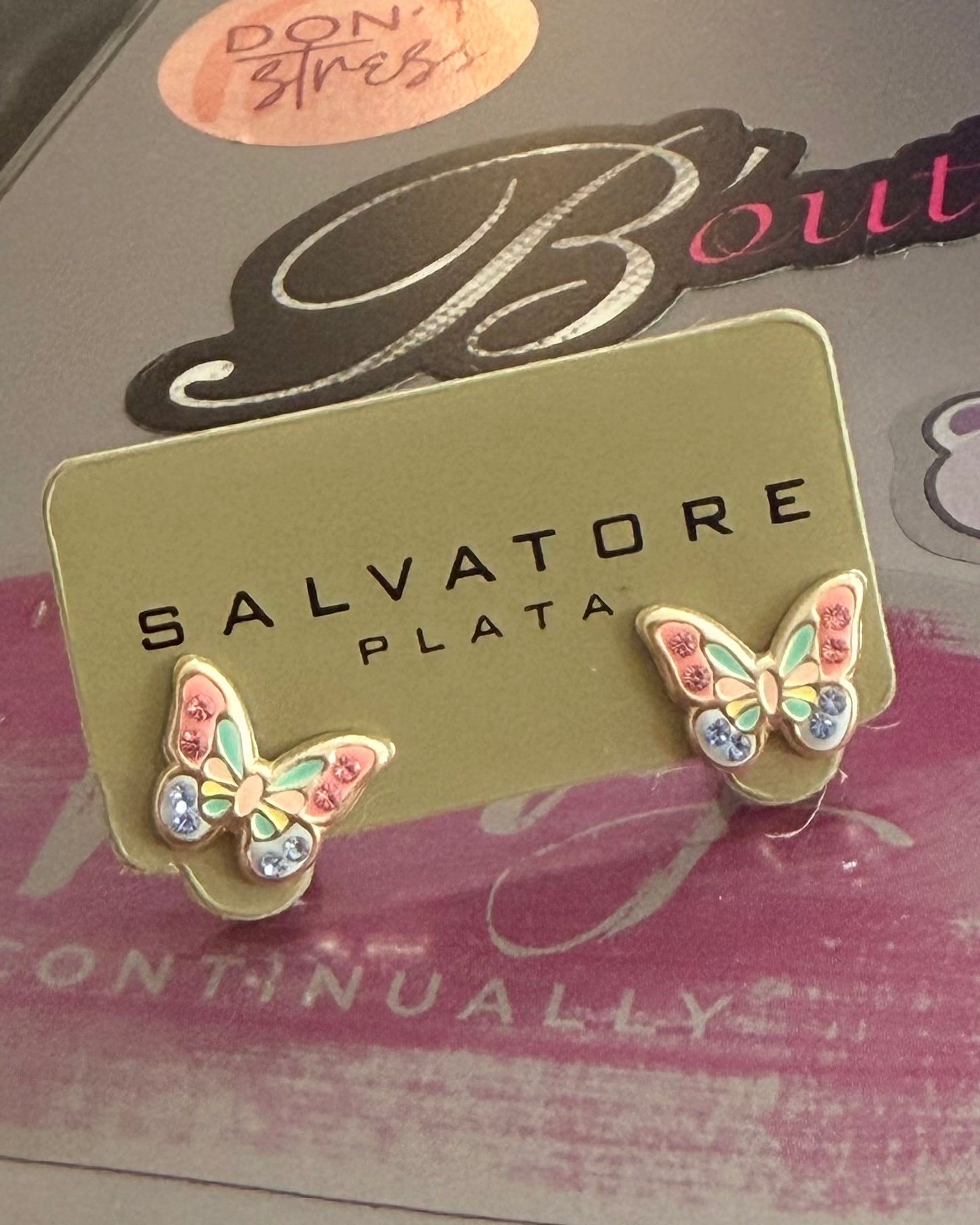 Colorful Butterfly - Pantallas con "Enamel" y Zirconia