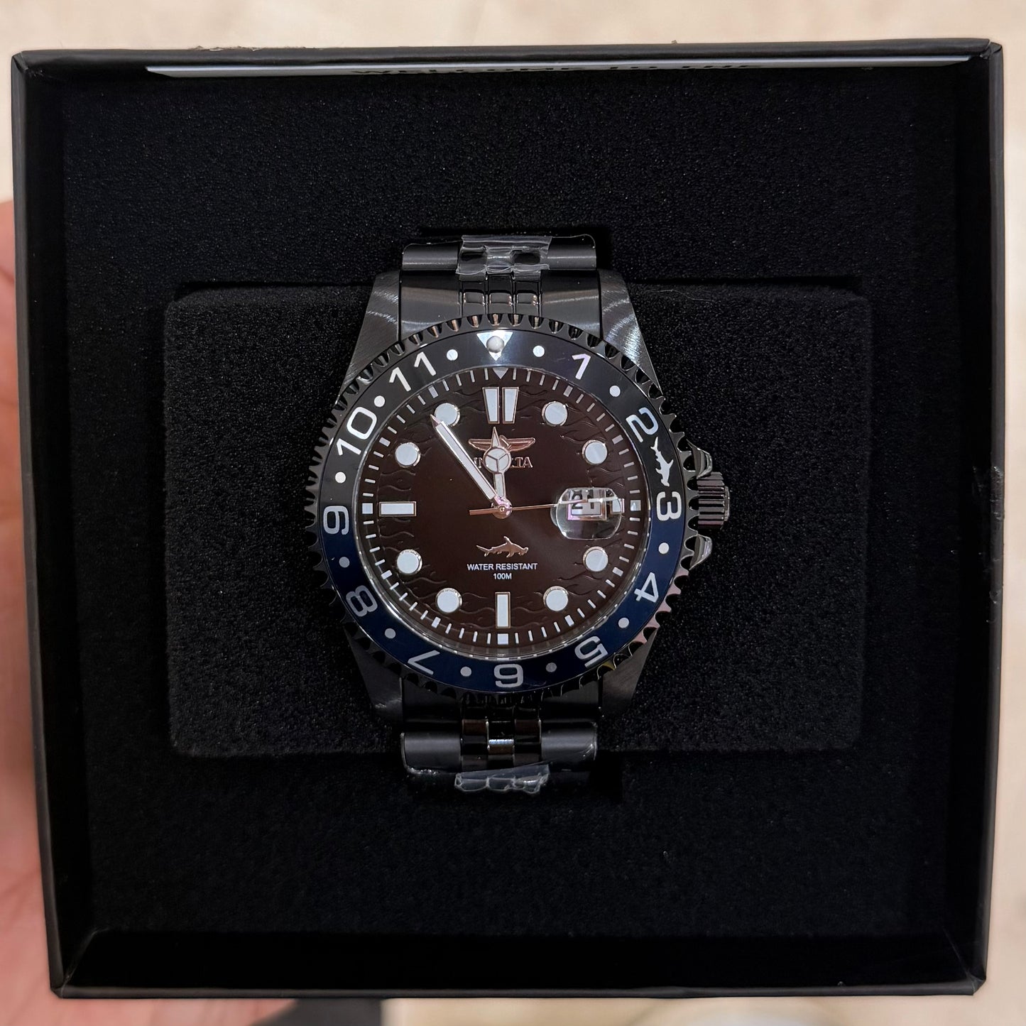INVICTA - Reloj Black Steel 43mm