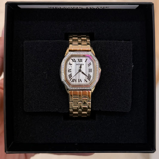 INVICTA - Reloj Dorado 27mm Steel
