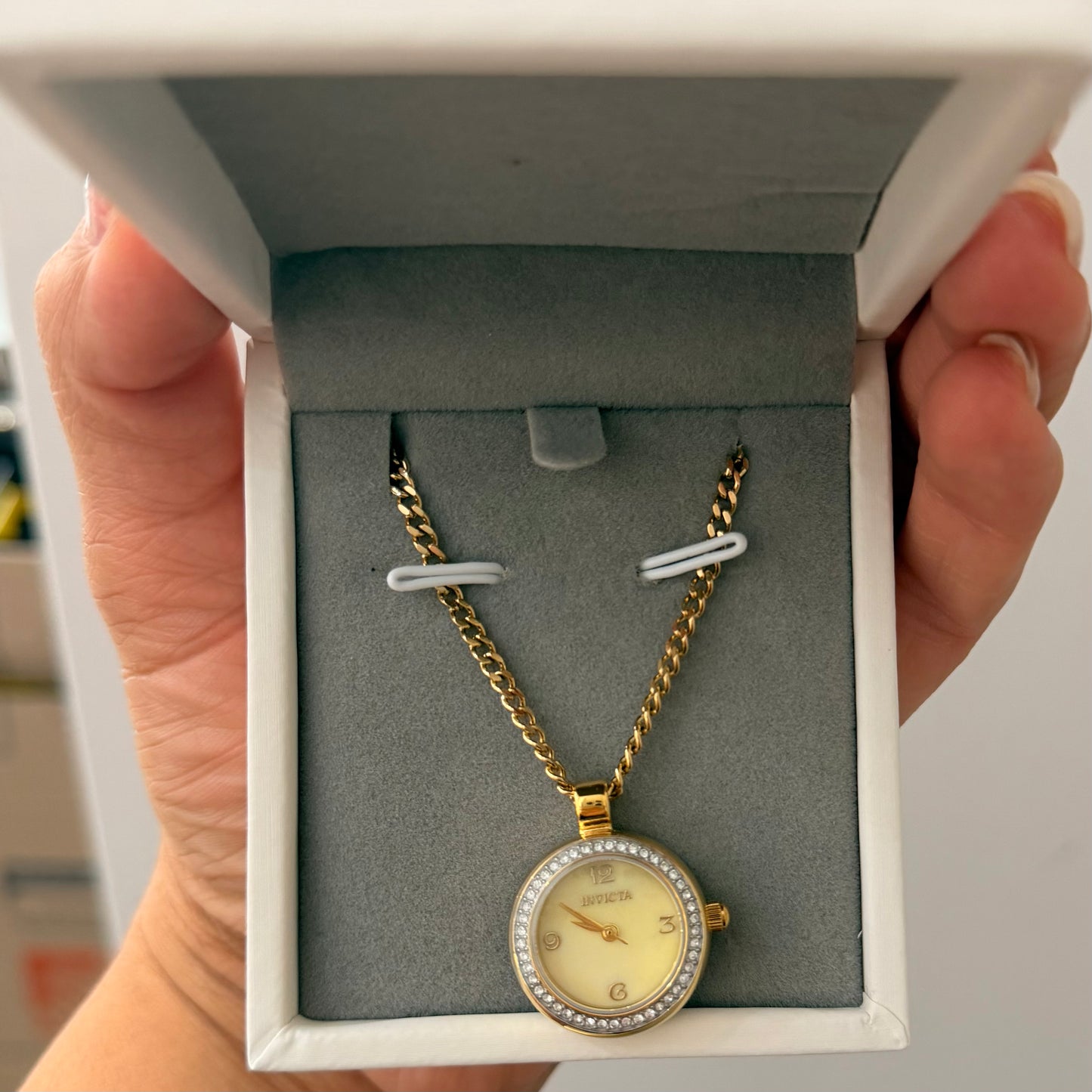 INVICTA - Reloj Dorado 22.5mm Cadena