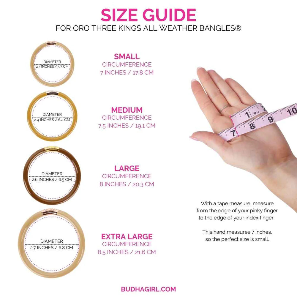 Three Kings All Weather Bangles® - Oro