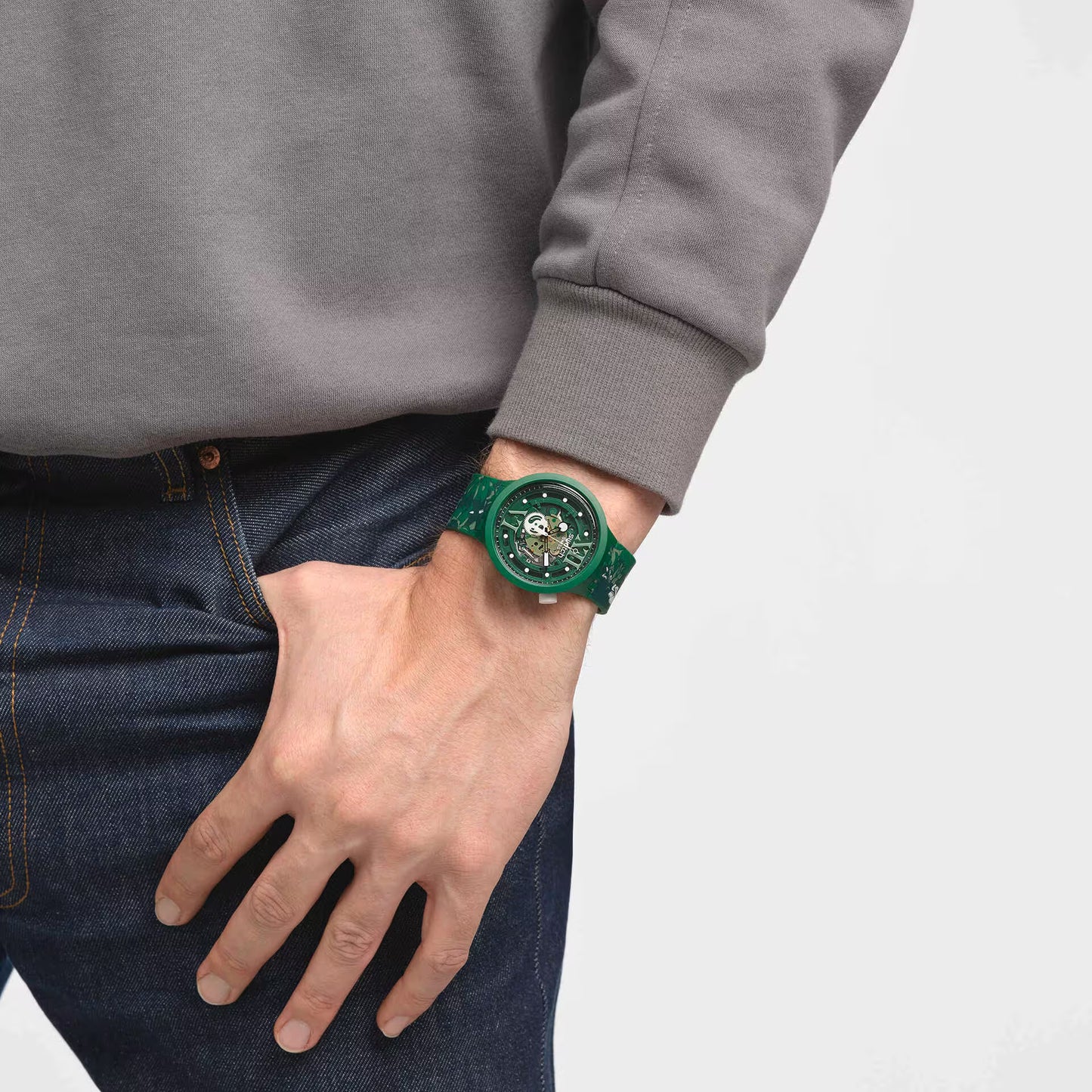 Swatch CAMOFLOWER GREEN