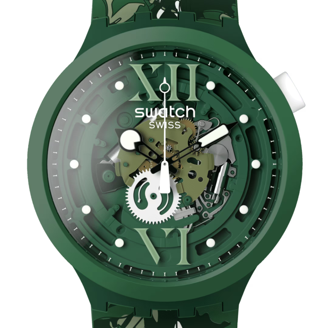 Swatch CAMOFLOWER GREEN