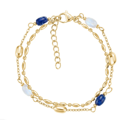 A.R.Z. LAYERED JADE BEAD BRACELET (ZW-B127)